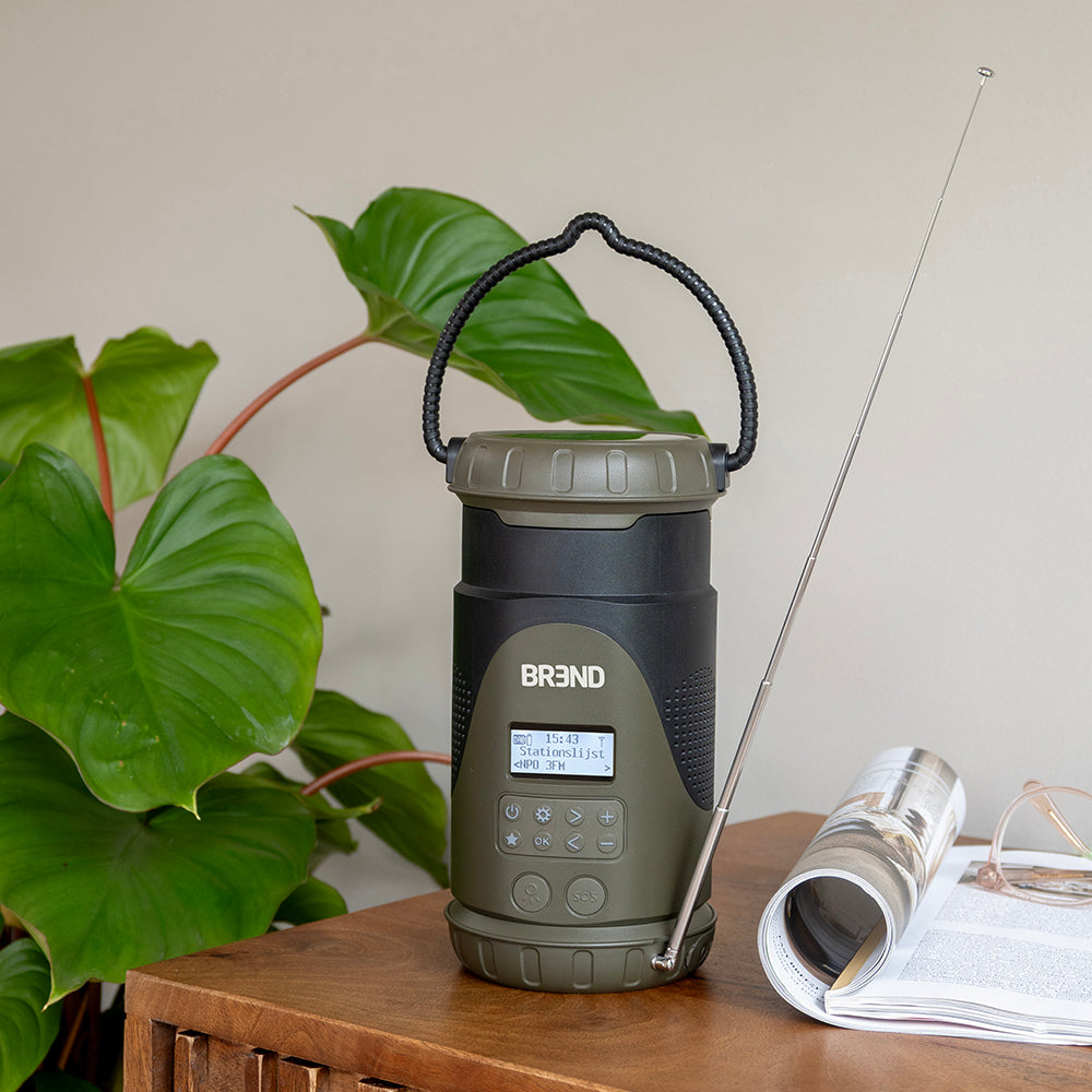 Radio d'urgence avec lampe de poche - FM/DAB/DAB+