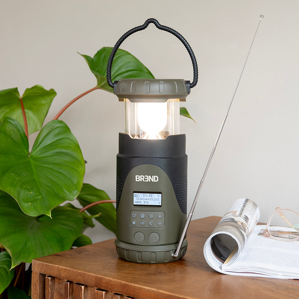 Radio d'urgence avec lampe de poche - FM/DAB/DAB+