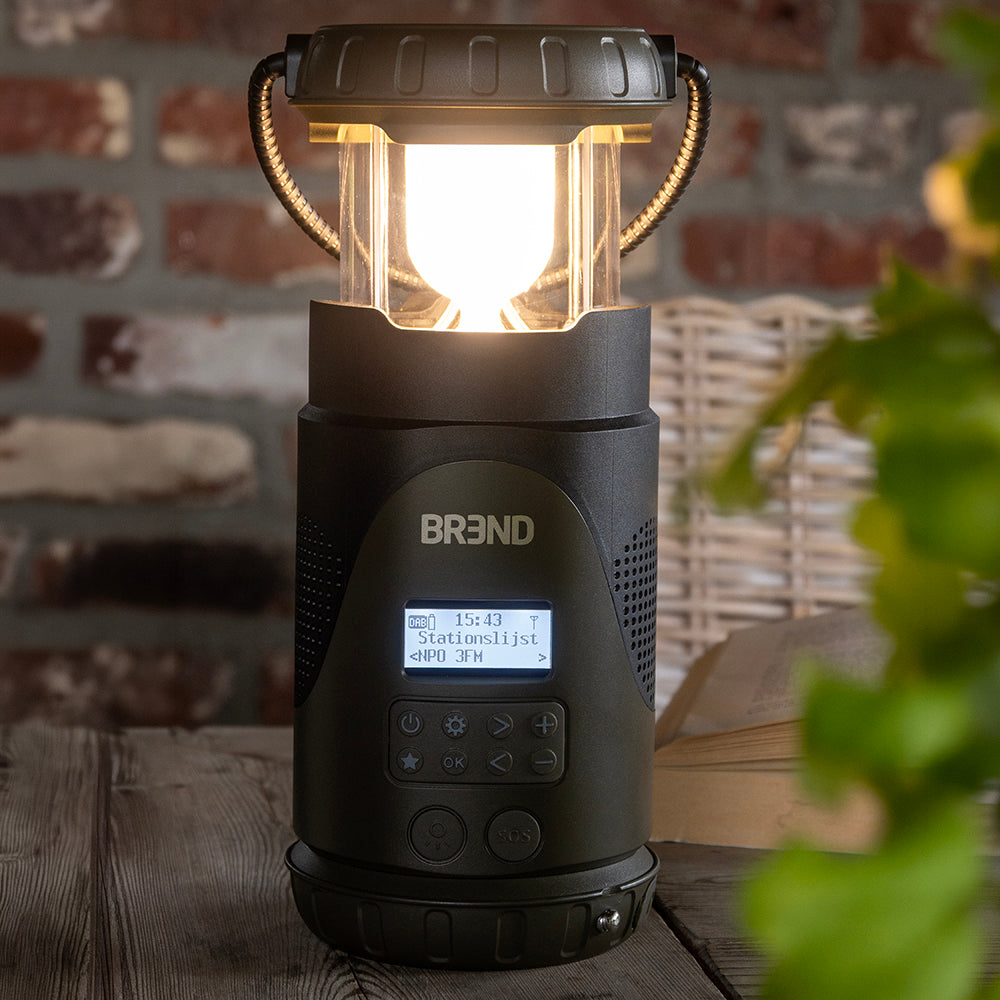 Radio d'urgence avec lampe de poche - FM/DAB/DAB+