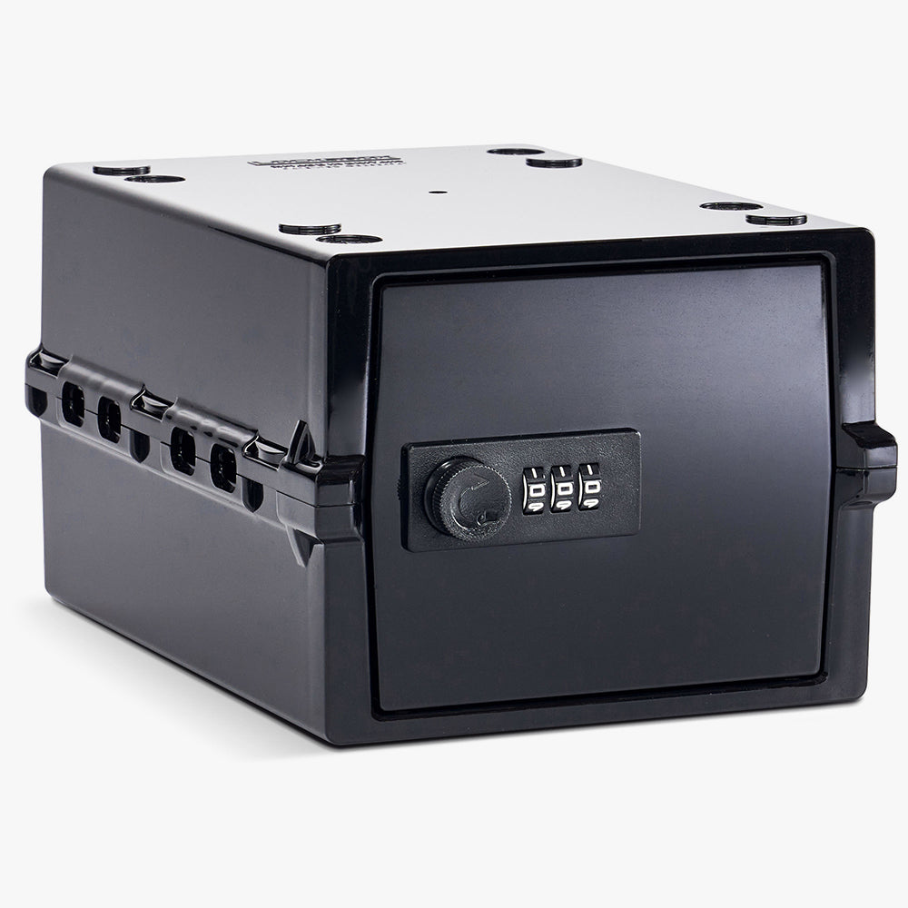 Zwarte Lockabox Mini opbergbox met cijferslot
